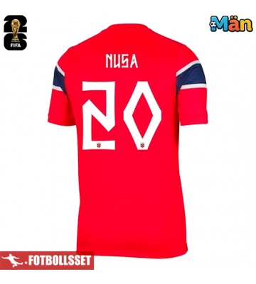 Norge Antonio Nusa #20 Hemmatröja VM 2026 Kortärmad